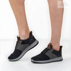 skechers 65474 delson-camben férfı fekete félcıpő 47 1/2