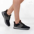 skechers 65474 delson-camben férfı fekete félcıpő 47 1/2