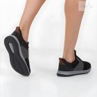 skechers 65474 delson-camben férfı fekete félcıpő 47 1/2