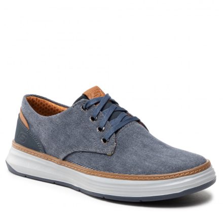 skechers 65981 moreno-ederson kék félcipő 49 1/2