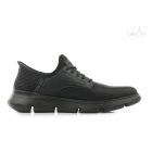 skechers 205046 Garza Gervin slip-ins fekete férfi félcipő 47 1/2