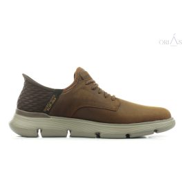   skechers 205046 Garza Gervin slip-ins barna férfi félcipő 47 1/2