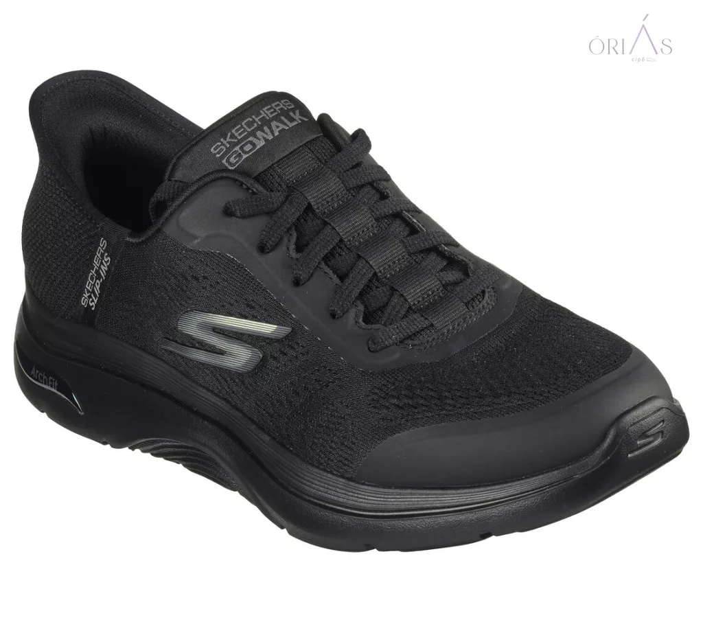skechers 216602/bbk go walk arch fit 2.0-simplicity 2 fekete