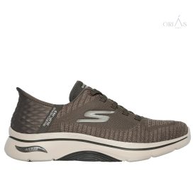   Skechers 216601 GoWalk ArchFit 2.0 Grand Select 2 extra széles barna sportcipő 47