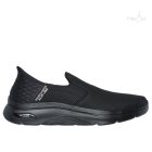 Skechers 216600 Go Walk Arch Fit 2.0 extra széles fekete slip-on 48