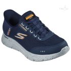 skechers 216330 Go walk flex Vízálló kék férfi sportcipő 47