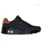 Skechers 183004 Uno Suited on Air fekete férfi cipő  47 1/2