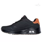 Skechers 183004 Uno Suited on Air fekete férfi cipő  47 1/2
