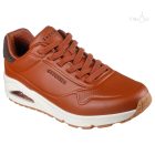 Skechers 183007 Uno Tailored Air férfi konyakbarna félcipő 47 1/2