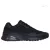 Skechers 183310 Uno Flex Spring on air férfi fekete sneaker 49 1/2