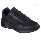 Skechers 183310 Uno Flex Spring on air férfi fekete sneaker 49 1/2