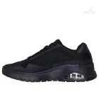 Skechers 183310 Uno Flex Spring on air férfi fekete sneaker 49 1/2