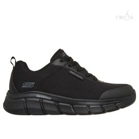   Skechers 118111 Bobs B Flex Rainy Edge vízálló fekete férfi félcipő 47 1/2