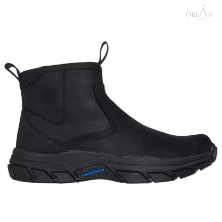 Skechers 205176 Respected Evanston fekete bokacsizma 47 1/2