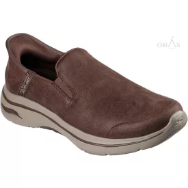   Skechers 216813 Go Walk Arch Fit 2.0 Quest  Slip-Ins barna félcipő 47