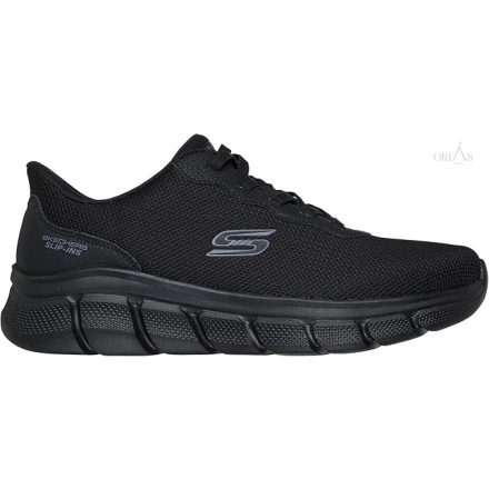Skechers 118113 Bobs B Flex Glacial Edge fekete sportcipő 47 1/2