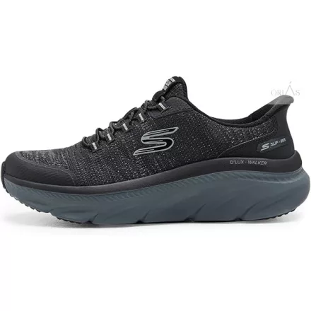 Skechers 233244 D'Lux Walker 3.0 Drevven Slip-Ins fekete sportcipő 48 1/2