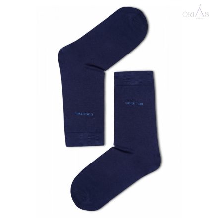 Sötétkék férfi zokni  Cocktail 49-50