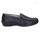 Waldlaufer 640004 Klare Memphis női fekete mokaszin "K" széles 44 1/2