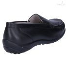 Waldlaufer 640004 Klare Memphis női fekete mokaszin "K" széles 44 1/2