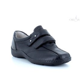  waldlaufer 496301-172-001 h-szélesség fekete női félcipő 45 1/2