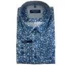 casa moda kék-mintás hosszú ujjú ing 56