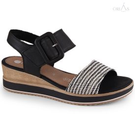 Remonte D6453 női fekete szandál 43