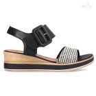 Remonte D6453 női fekete szandál 43