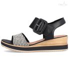 Remonte D6453 női fekete szandál 43