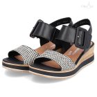 Remonte D6453 női fekete szandál 43