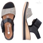 Remonte D6453 női fekete szandál 43