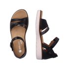 remonte fekete szandál 42