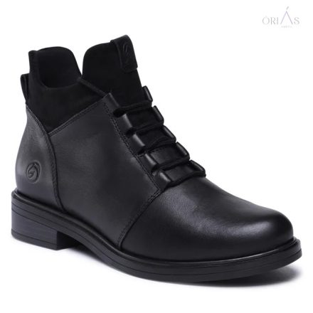 remonte nőı fekete bokacıpő 45