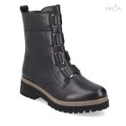 remonte d1b75-01 fekete nőı bokacsızma 44