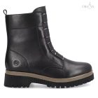 remonte d1b75-01 fekete nőı bokacsızma 44