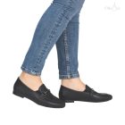 Remonte D0K13 női fekete mokaszin 42