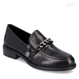 remonte d0f03-01 fekete nőı mokaszın 42