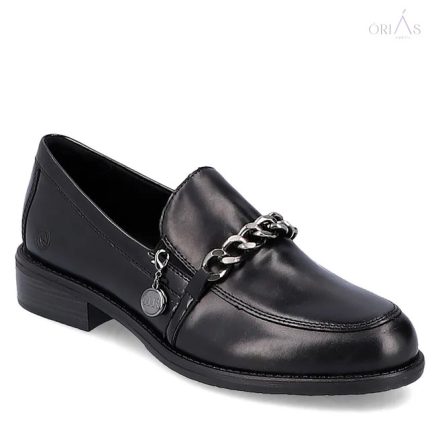 remonte d0f03-01 fekete nőı mokaszın 42