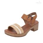 Remonte D0N58 barna-arany női szandál 42