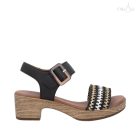 Remonte D0N58 női fekete szandál 42