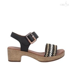 Remonte D0N58 női fekete szandál 42