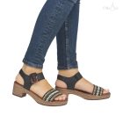 Remonte D0N58 női fekete szandál 42