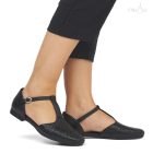 remonte d0k08-00 fekete nőı szandál 44