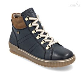   Remonte D0781 női sötétkék "K" széles vízálló  bokacipő 44