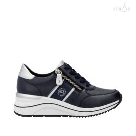 Remonte D0T04 női fekete telitalpú félcipő 42 1/2