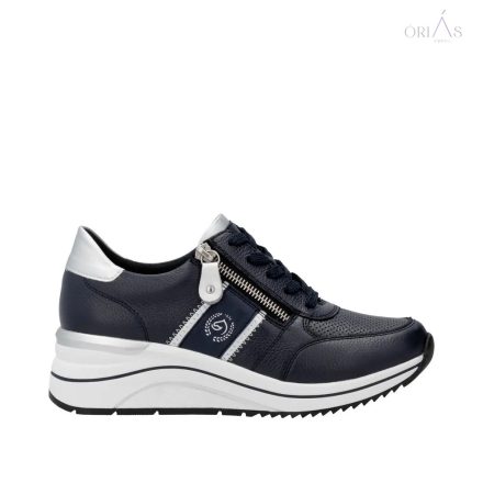 Remonte D0T04 női fekete telitalpú félcipő 42 1/2