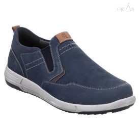   josef seibel enrico 04 sötétkék férfi slip-on félcipő 49