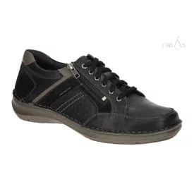 Josef Seibel New Anvers 87 fekete férfi félcipő 48