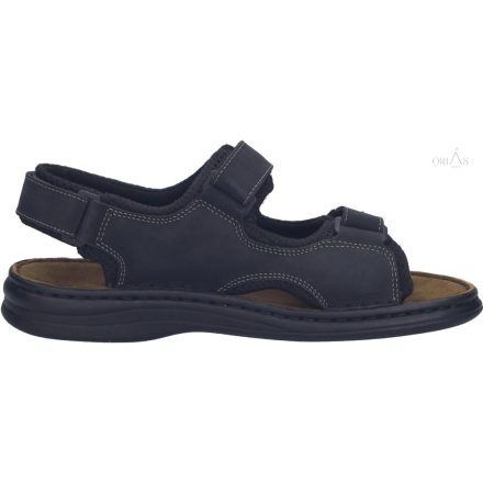 Josef Seibel Franklyn "G" széles fekete szandál 47