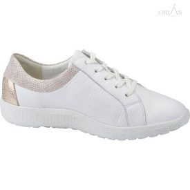 Waldlaufer 634002 "K" széles fehér félcipő 43